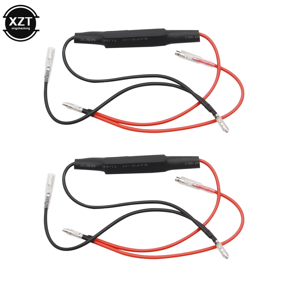 12V 21W Fault Decoder Motorcycle Flashing Turn Signal Lights LED Indicator  Motorbike Taillights Load Resistor Headlight Cable