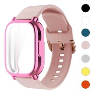 For Amazfit GTS 4 3 2 mini 2e Strap Case Protector Silicone bracelet+Cover for Amazfit Bip U Pro S Lite bip 5 3 Wristband bumper