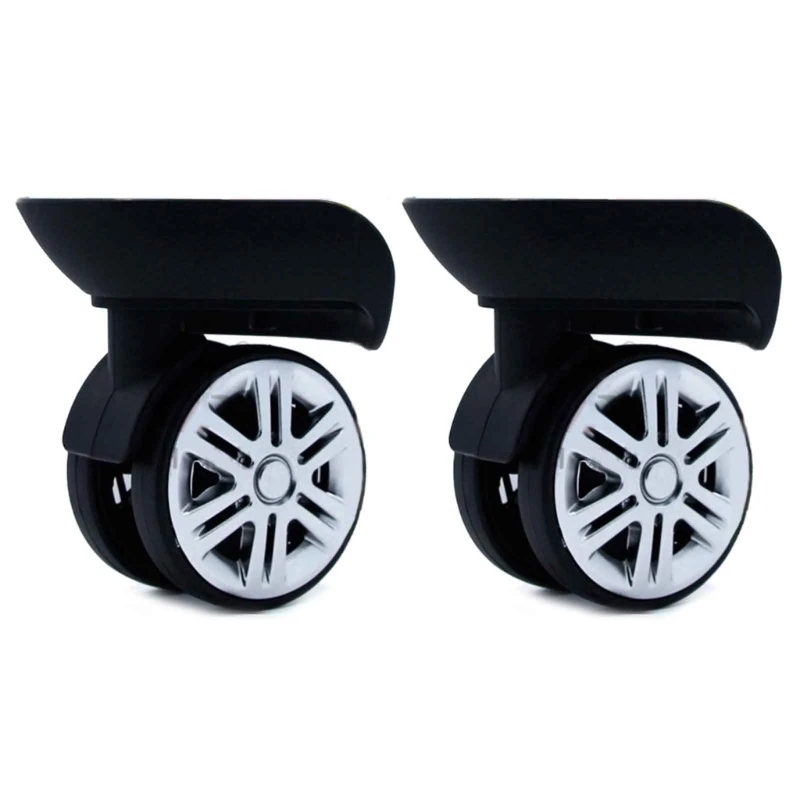 A65 Trolley Luggage Wheels Luggage Swivel Left and Right Wheels DIY Suitcase Replacement Parts for Most Suitcases