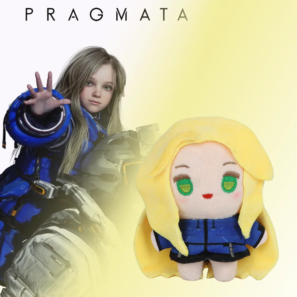 Kawaii PRAGMATA Plüsch-Schlüsselanhänger Diana-Puppe Anime-Spiel-Zubehör Diana-Plüschtier Geburtstagsgeschenke für Gamer-Fans Taschenaccessoires