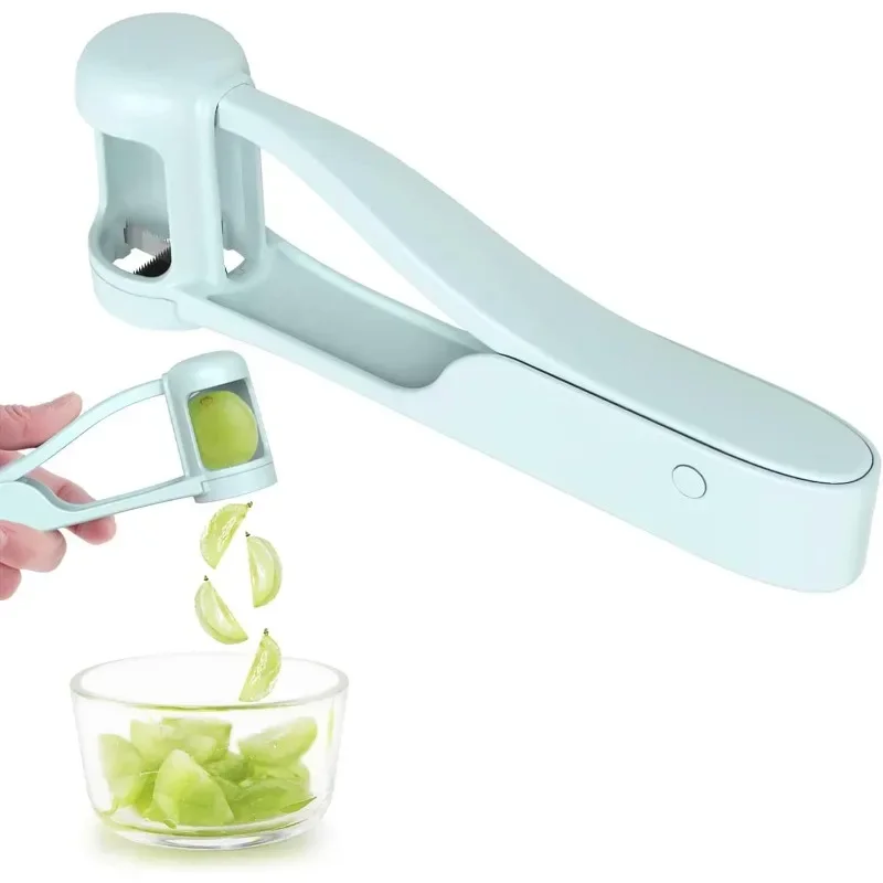 

Kitchen Tomato Grape Slicer Cutter Tools Cherry Fruit Salad Splitter Artifact For Toddlers Accessories For Baby Fruit Cut Gadget