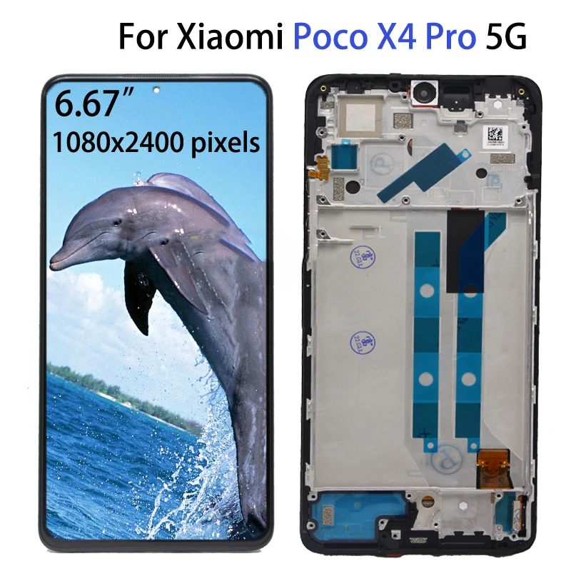 

original 6.67" amoled For Xiaomi Poco X4 Pro 5G LCD With Touch Screen Digitizer Assembly For Xiaomi Poco X4Pro 5G LCD display