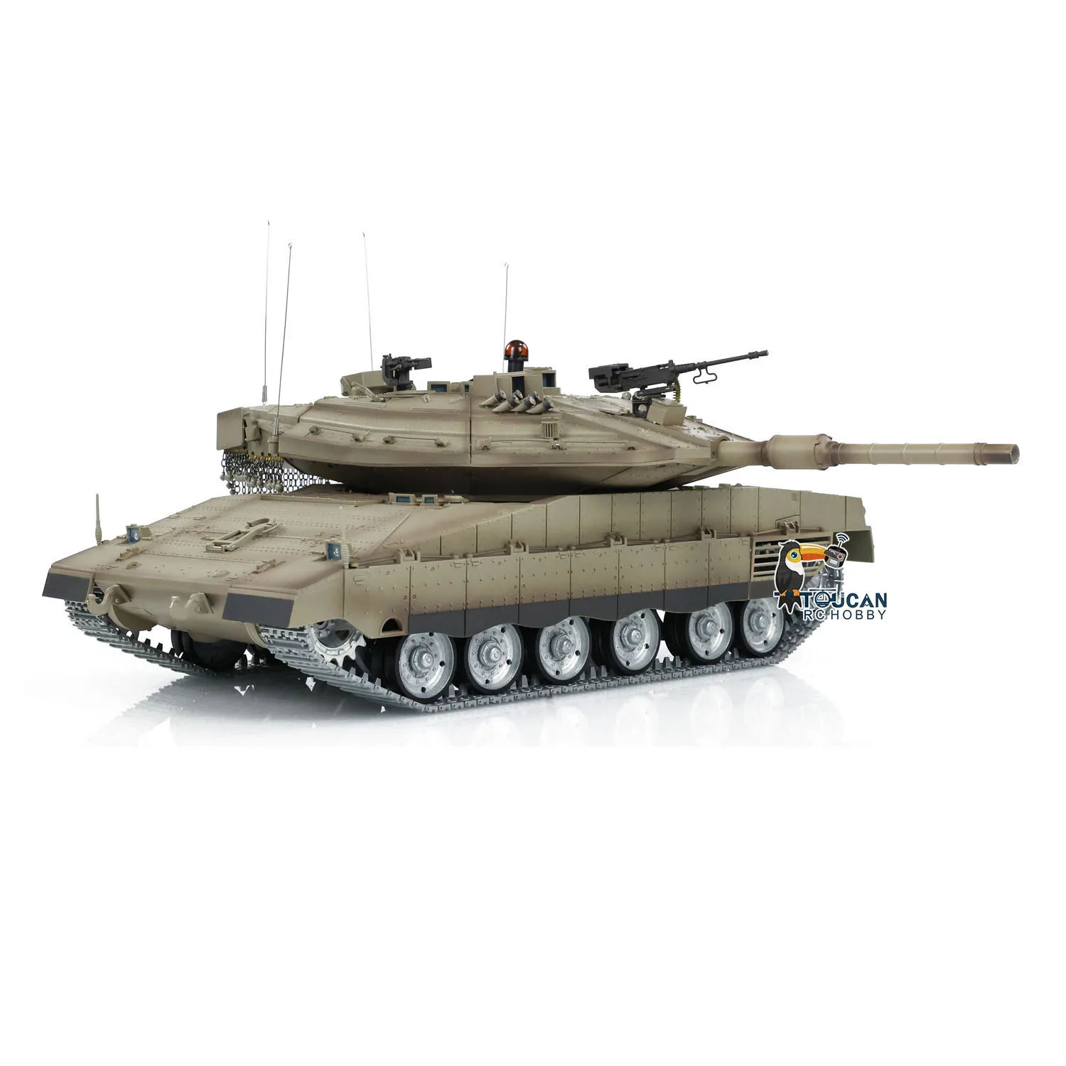 Heng Long 1/16 Remote Control Tank IDF Merkava MK IV Professional Edition Pro Ver Metal Wheels Barrel Recoil Remote Control Car