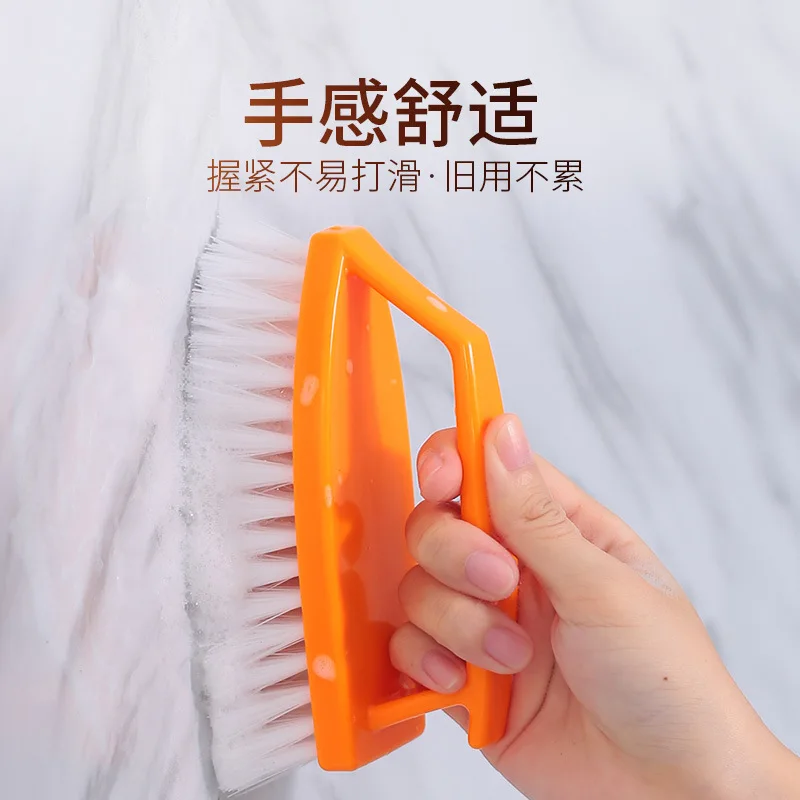 Scrubbing Brush Hard Bristle Laundry Clothes Shoes Scrub Brush Portable Plastic Hands Cleaning Brush for Kitchen Bathroom