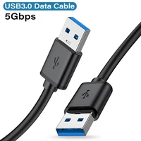 USB 3.0 Extension Cable USB Male to Male 5Gbps Fast Transmission Data Cable USB3.0 For Computer Laptop to Mobile Hard Drive TV 5