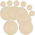 6Pcs 34CM White