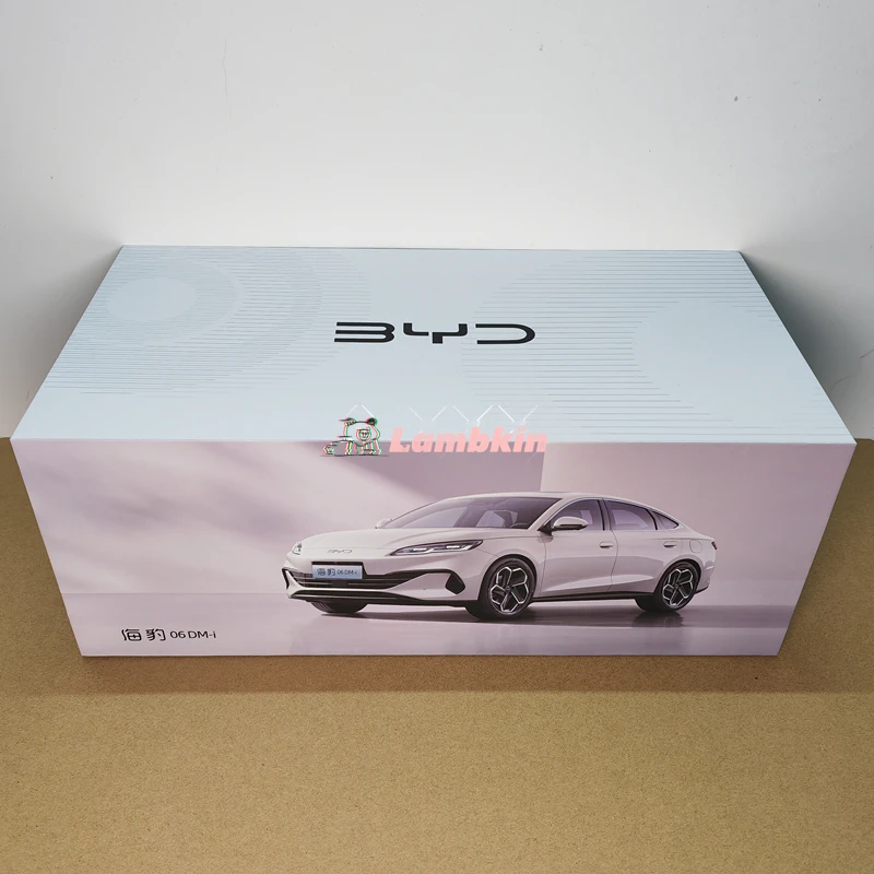 Oryginalny model samochodu ze stopu hybrydowego BYD Seal 06 1:18 BYD New Energy DM-I