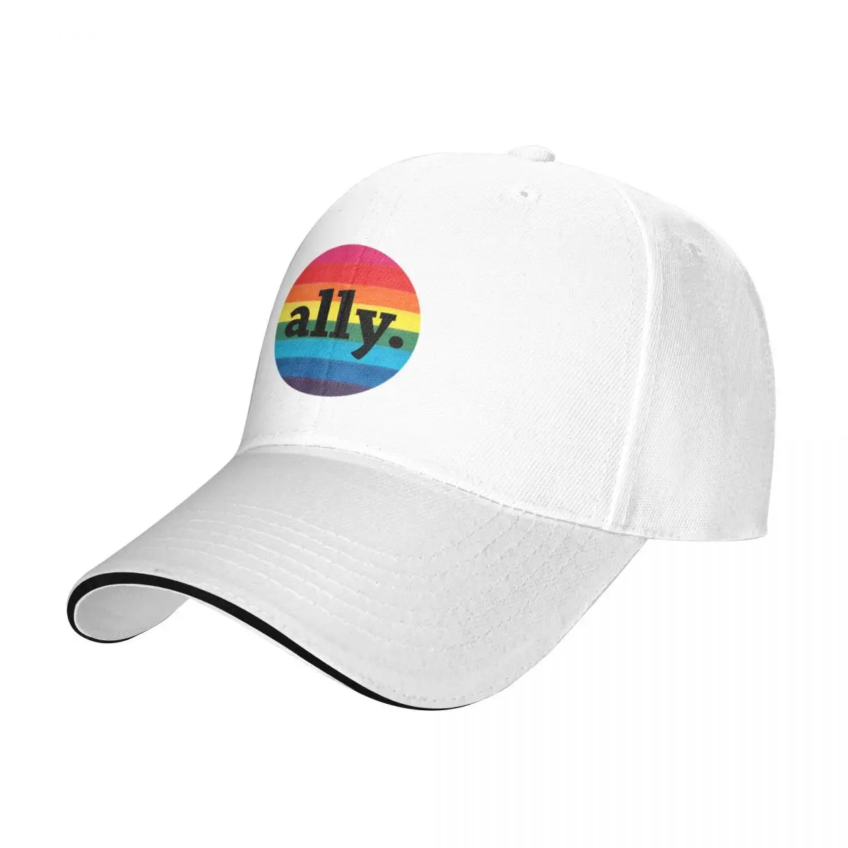 Pride Sticker Rainbow Ally LGBT Support Laptop Hydro Stickers Baseball Cap Hat Luxury Brand Baseball Men Women's