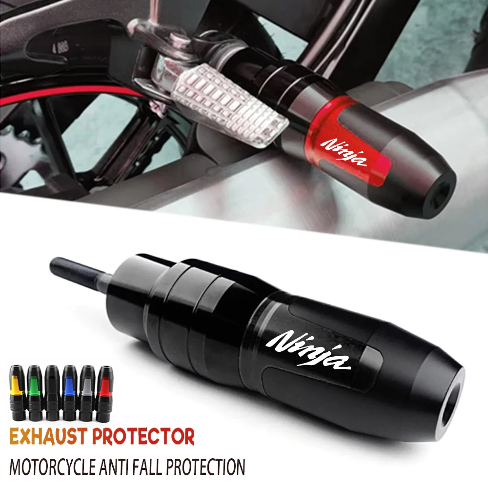 

Для KAWASAKI NINJA 400 650 300 250 250R ZX14R 10R мотоциклетная выхлопная рама, ползунки, аварийные накладки, аксессуары для защиты от падения