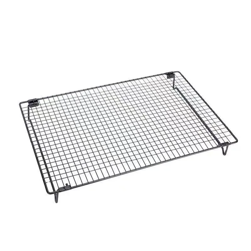 Foldable Non Stick Rectangular Baking Rack Movable Dustproof Moisture-proof Computer Rack