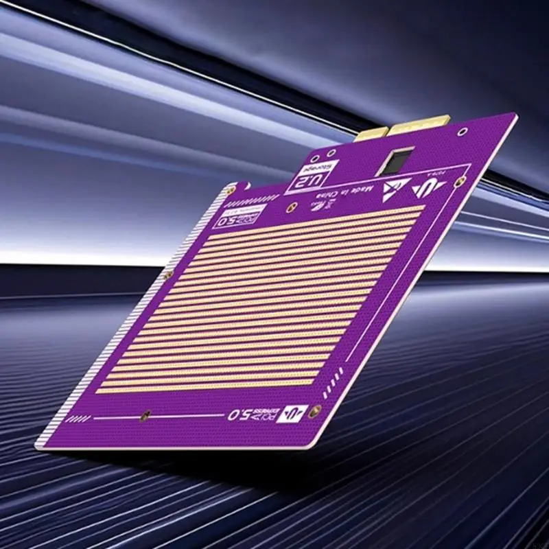 بطاقة محول قرص صلبة متعددة محرك أقراص متعددة لـ PCIE 5.0 4x مع استقرار جبل رأسي وتبديد الحرارة المتقدم 83CF