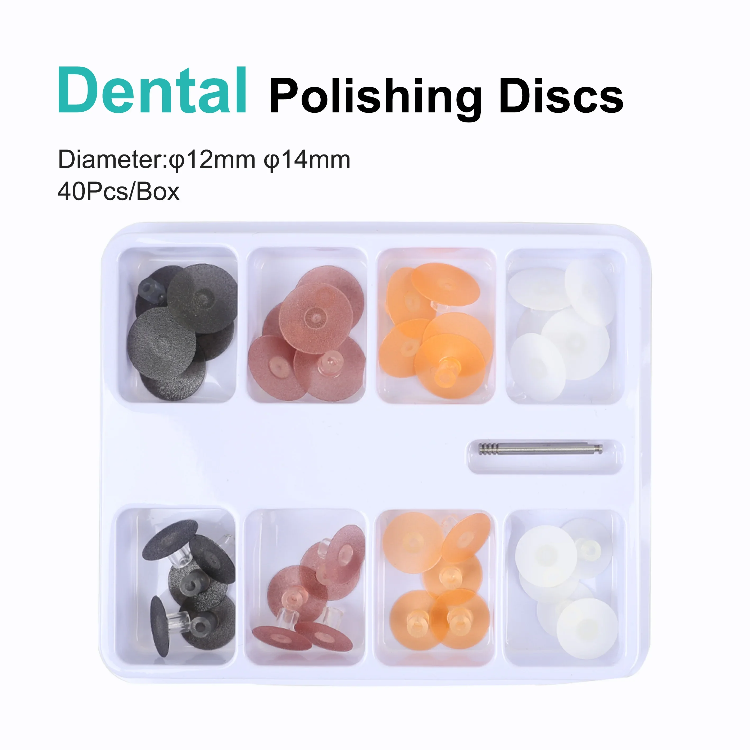 

40Pcs/Box Dental Polishing Discs Kit Dental Composite Polishing And Finishing Disc Set Teeth Whitening Dentistry Polisher Tools