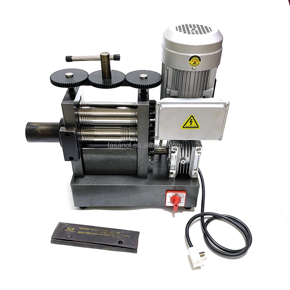 

New 750W Laminator Jewelry Tools Equipment Jewellery Rolling Mill Machine 160mm Electrical Rolling Mill