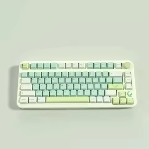143 Keys Ginkgo Theme Keycaps for Mechanical Keyboard Custom Cherry Profile Keycaps DIY Sublimation Key caps