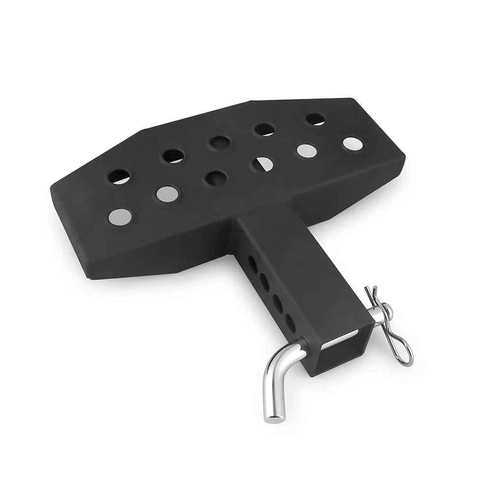 

30cm Hitch Mount Bump Step Anti Slip USA Style For 2'' Hitch Receiver With Safety Reflectors For RV SUV Truck Flatbed Camper