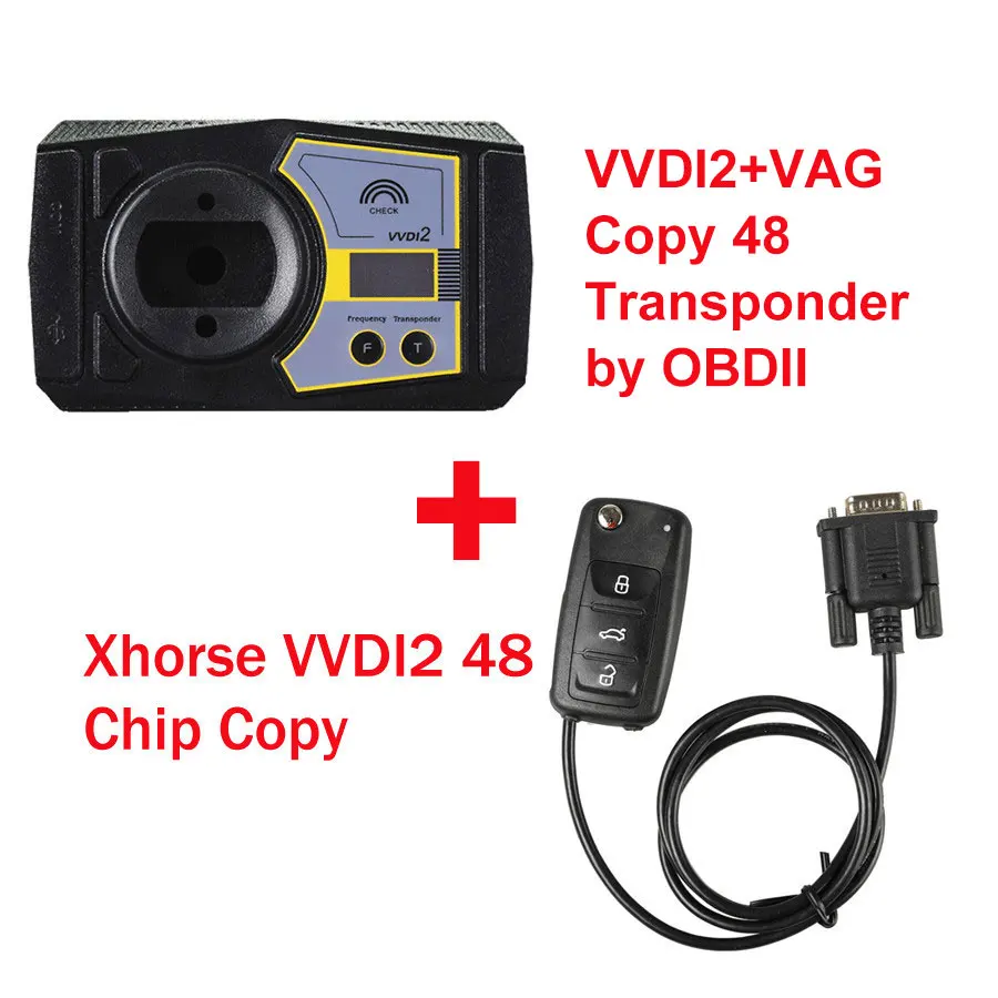 

Программатор ключей Xhorse VVDI2, полная версия с транспондером VAG Copy 48 от OBDII Plus 48, сборщик данных