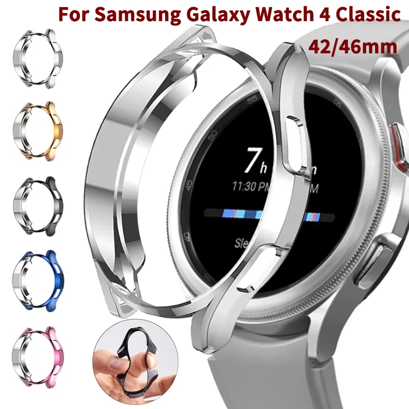 Case For Samsung Galaxy Watch 4 Classic 42mm 46mm Hollow Shell Fall Prevention Bumper Protector Cases 4Classic Watch Accessories