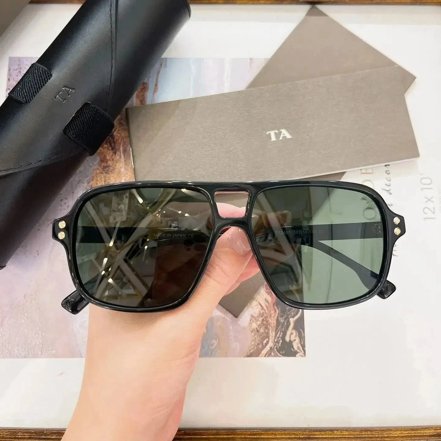 

Original Factory For DIYTA DT DTS457 With Brand Box Top Quality Luxury Popular UV400 Polarized Business Men Women Sunglasses