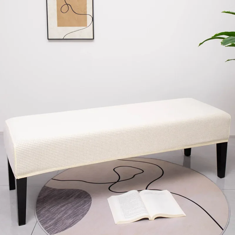 

Водонепроницаемый жаккардовый эластичный чехол для скамейки для столовой, спальни, кухни, чехлы для скамейки, защита от пыли, съемный, моющийся