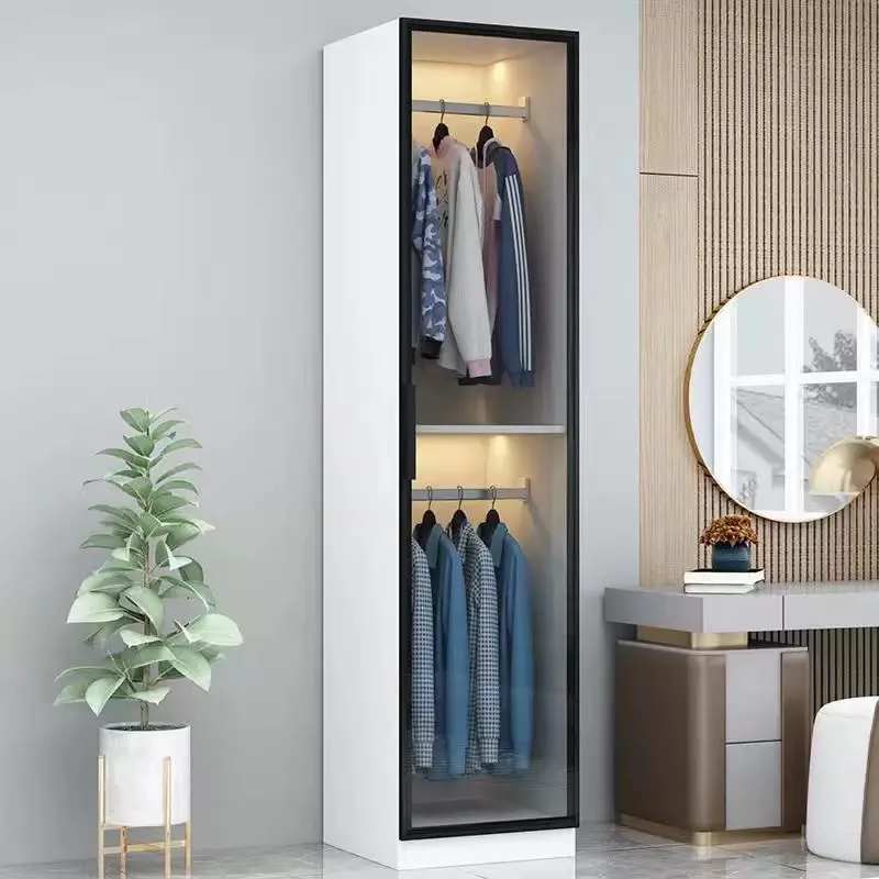−x Modern Storage Organizer Customized Design Bedroom Walk-in Closet Glass Door Wardrobes for Home&