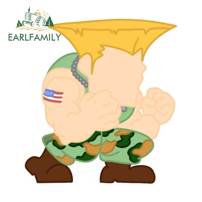 EARLFAMILY 13cm X 10cm For Alpha III Car Sticker Camper Motorcycle Car Accessories Decal Laptop Waterproof Decals
