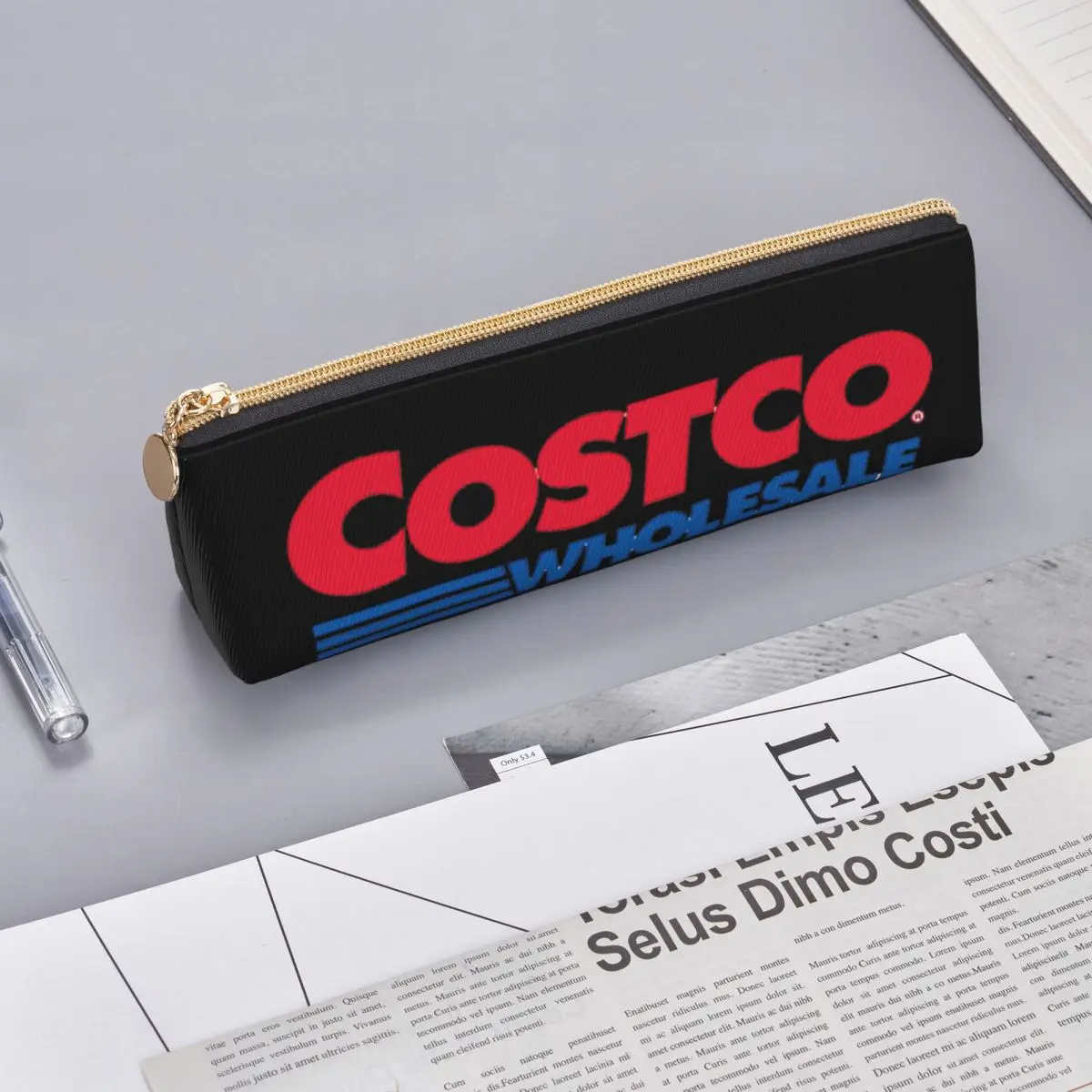 مقلمة City Costco Dreams مقلمة لتخزين أدوات مكتبية، صندوق أقلام بسعة كبيرة، حقيبة أقلام رصاص لمدرسة الأطفال