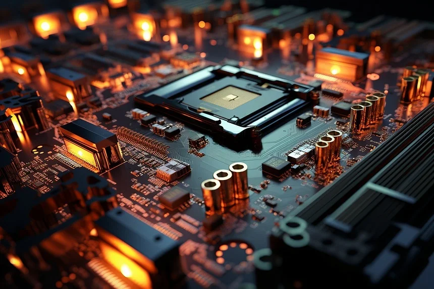 Newly upgraded motherboard chip