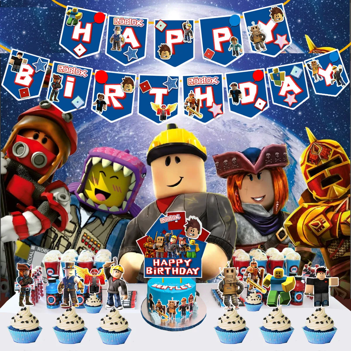 Globos de Robot, Decoración pa - Anime Cosplay Roblox reseña y precio
