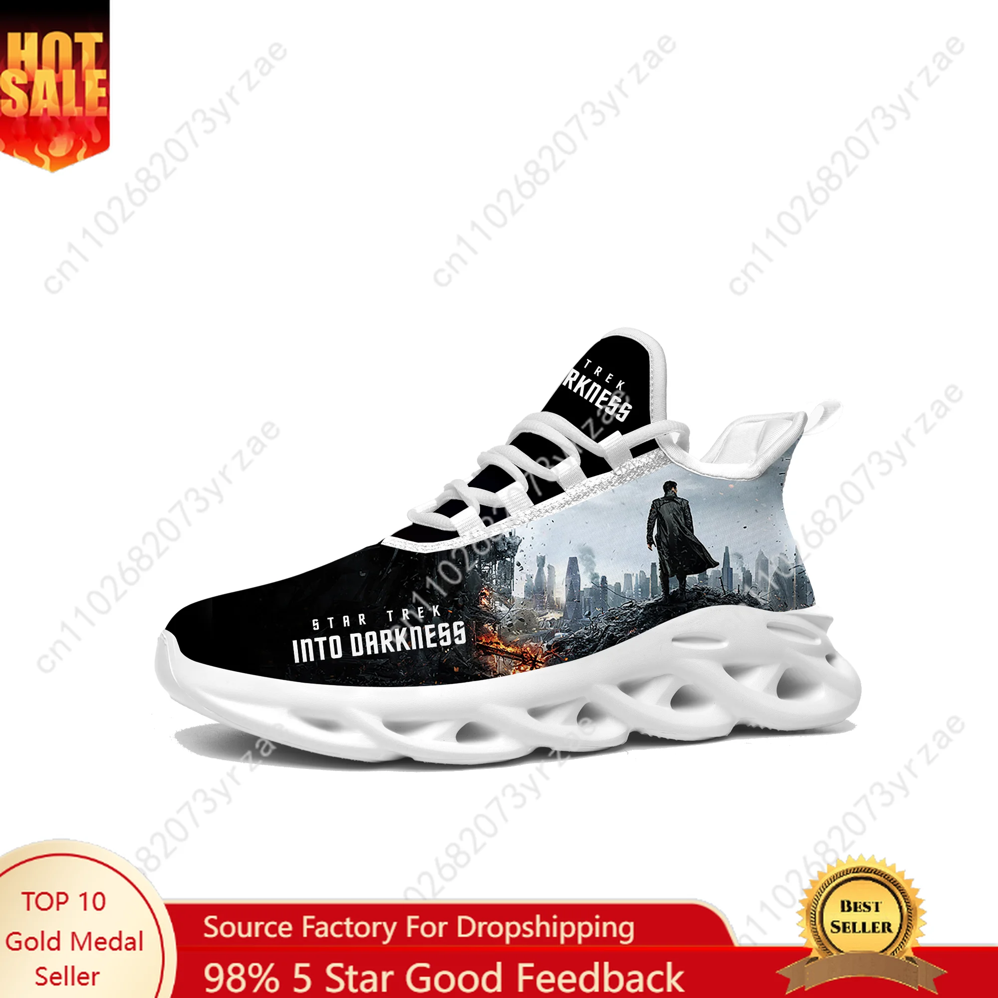 

Star Trek Into Darkness Flat Sneaker Shoes Mens Womens Sports Shoe High Quality Fashion Comfortable Sneakers Custom Made Footwe