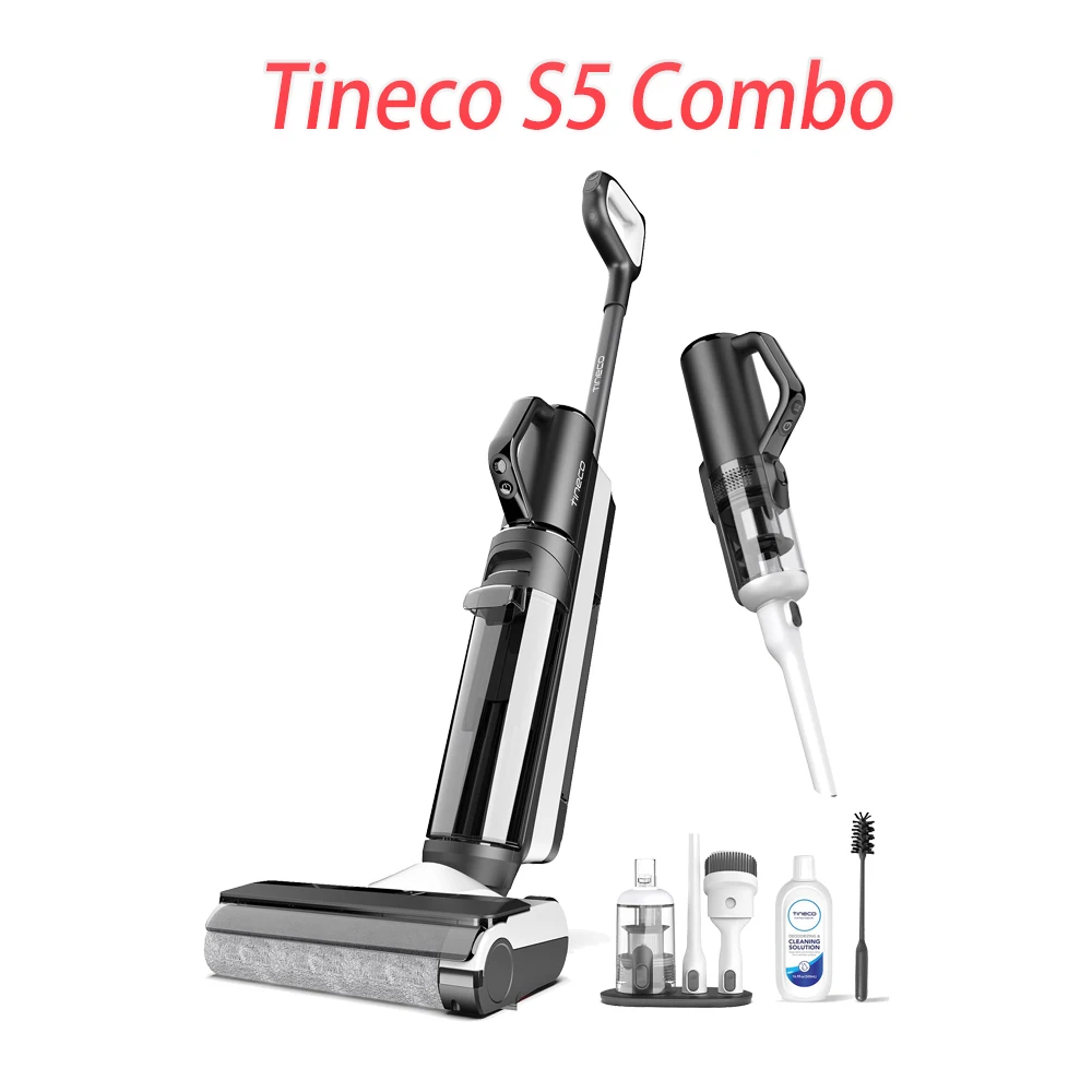 Original Water Tank For Tineco S5 COMBO Parts Original Waste Water Bucket Baffle Water Scraper Roller Brush Filter Accessories