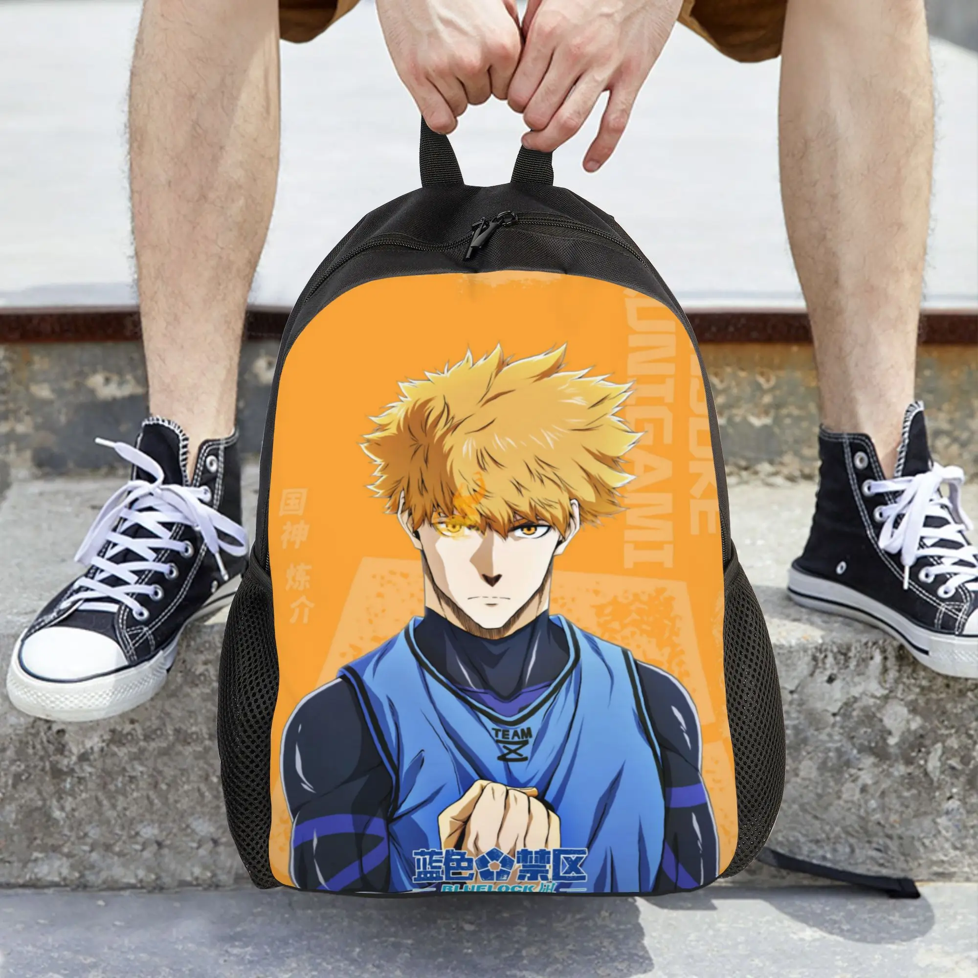 Anime Blue Locks  Women Backpack Trend Children School Bag  Laptop Backpack Kids Travel Shoulder Bag
