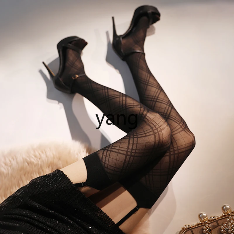 LMM Stockings Silky 10D Modern Wear Integrated Suspender Stockings