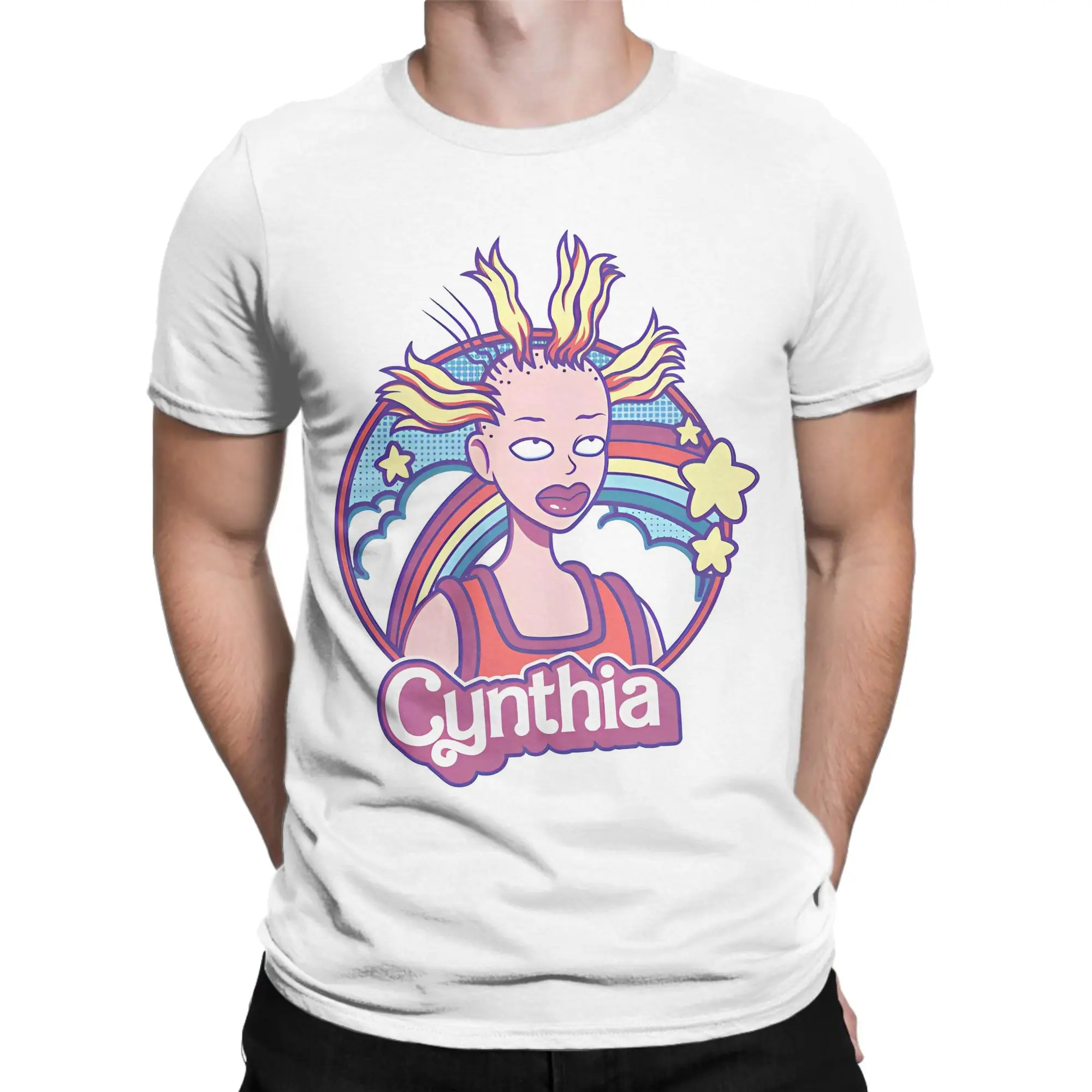 Cynthia Doll R-Rugrat  T Shirt Men Women Pure Cotton Novelty T-Shirt Round Neck  Tees Short Sleeve Clothes Gift Idea