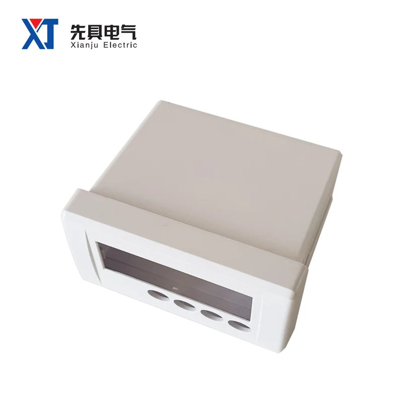 XJS-12 47*95*80mm Digital Display Meter Housing ABS Flat Type Plastic Enclosure Case 3 Phase Digital Panel Meter Enclosures