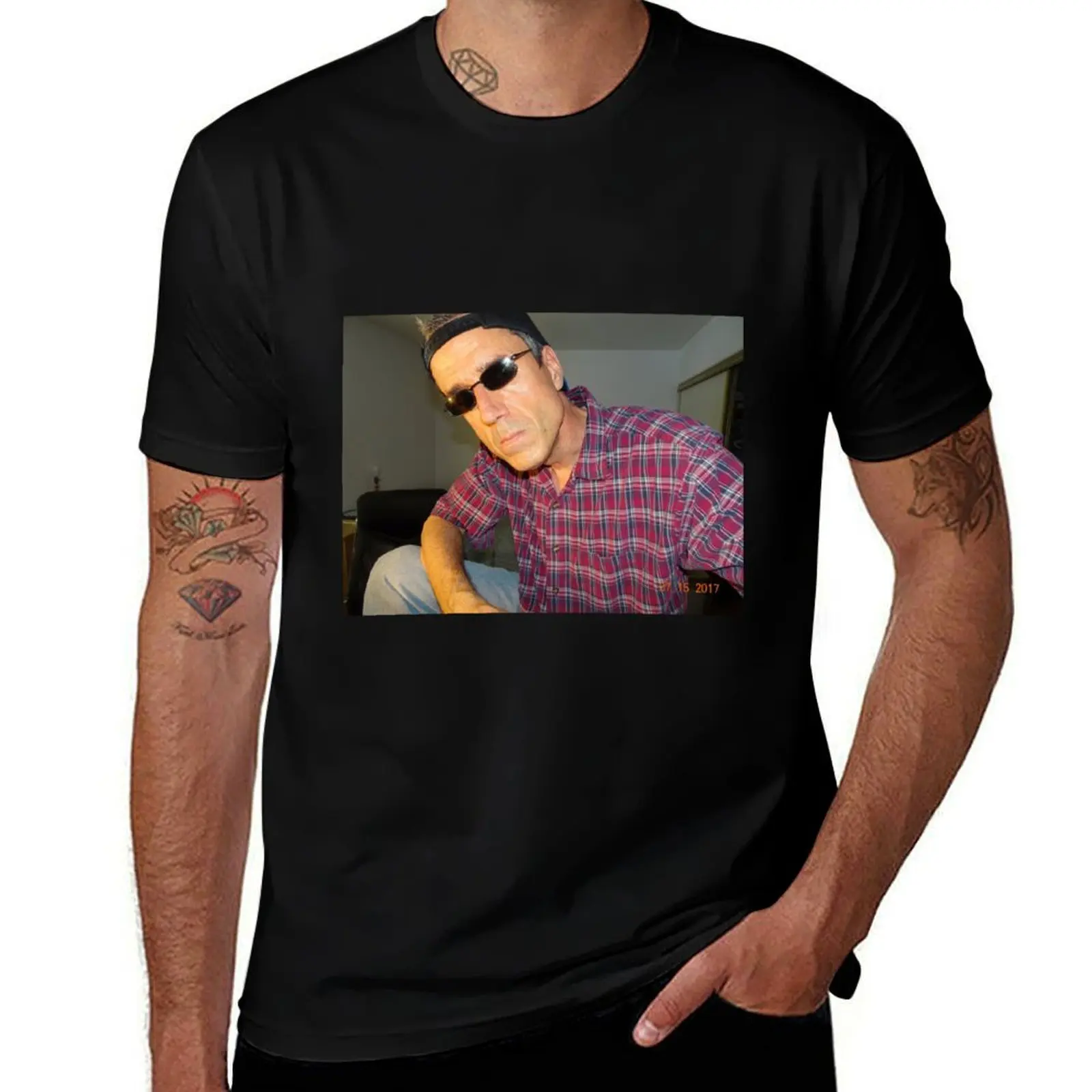 Terry Davis Stylin T-Shirt Casual Loose Short Sleeve Tee for Men T-Shirt