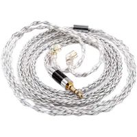KZ 8 Core Silver Blue Hybrid 784 Cores Silver Plated Upgrade Cable Earphones Cable For KZ ZS10 PRO ZSN PRO ZSX DQ6 ZAX ASX ASF