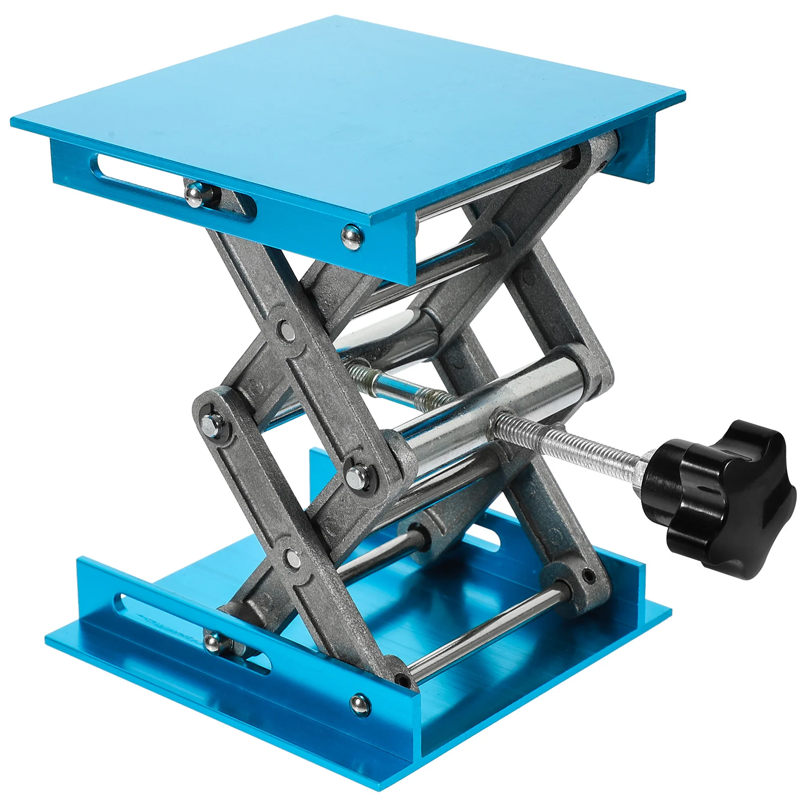 Lab Hijstafel Blueberies Schaar Jack De Aluminium Legering Platform Stand