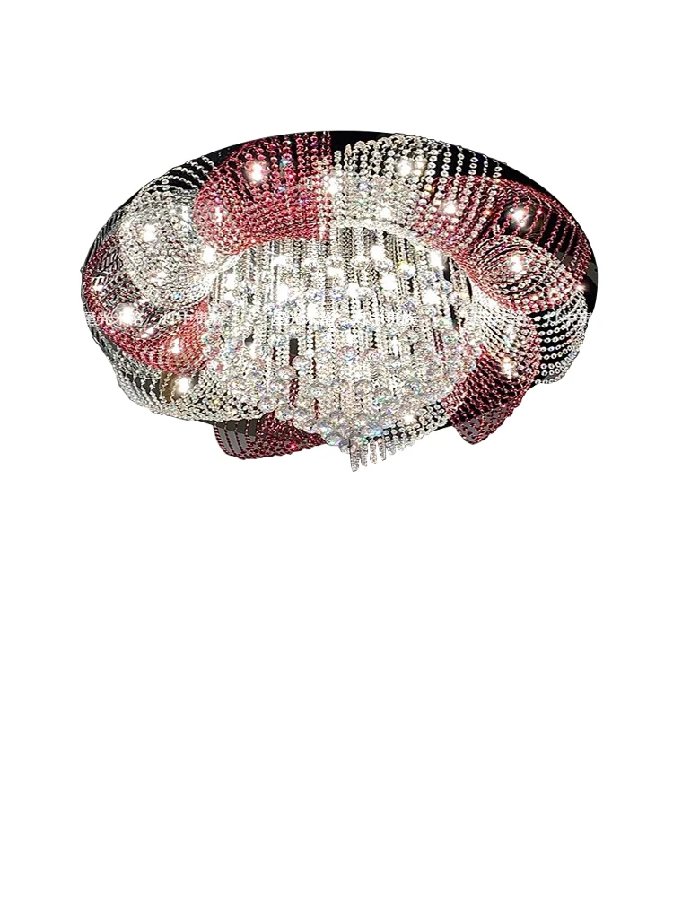 

Europen Style Crystal Ceiling Chandelier Modern Led Luxury Colorful Ceiling Lamp Home Decoration for Living Room Bedroom