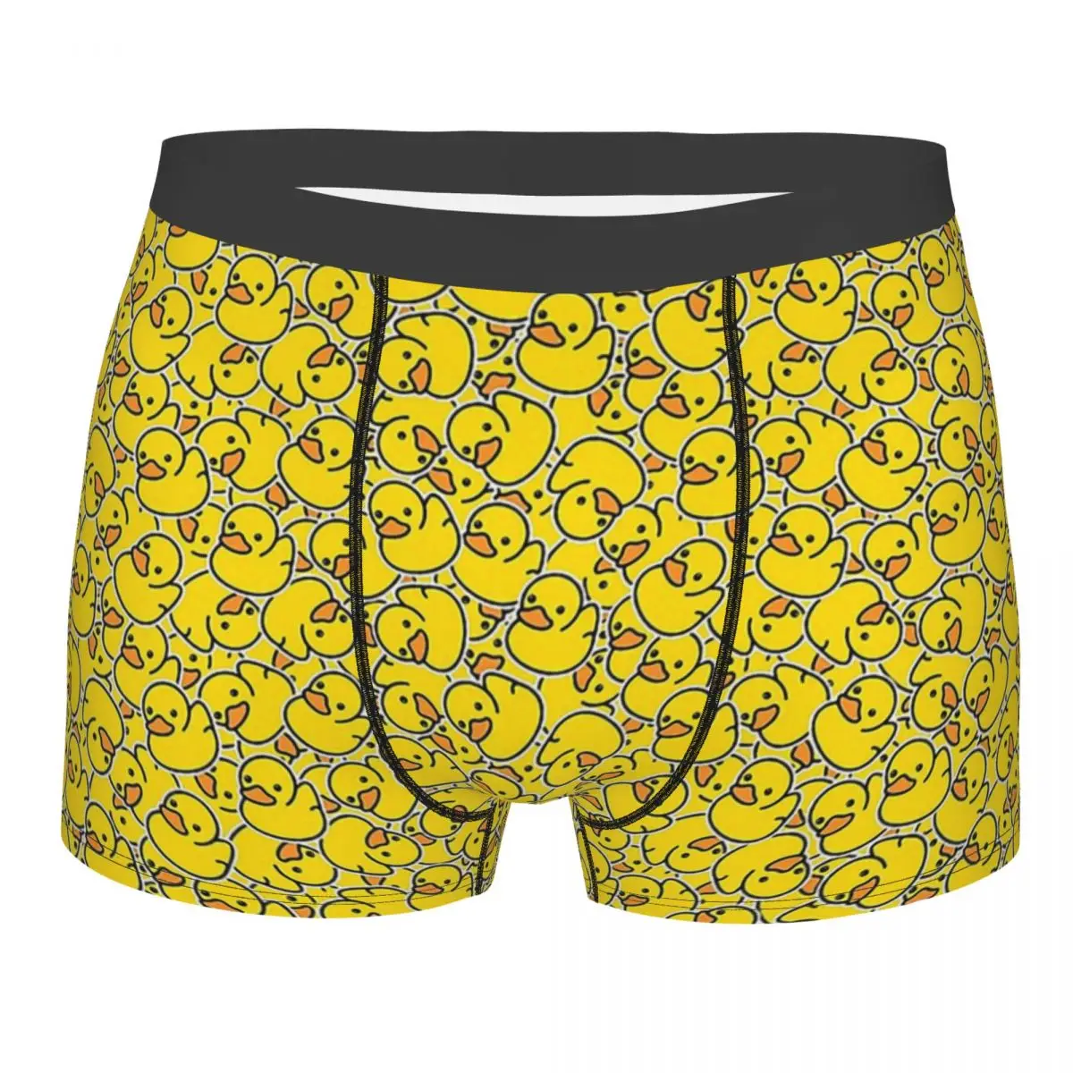 

Yellow Classic Rubber Duck Men Printed Boxer Briefs Underwear Highly Breathable Top Quality Birthday Gifts