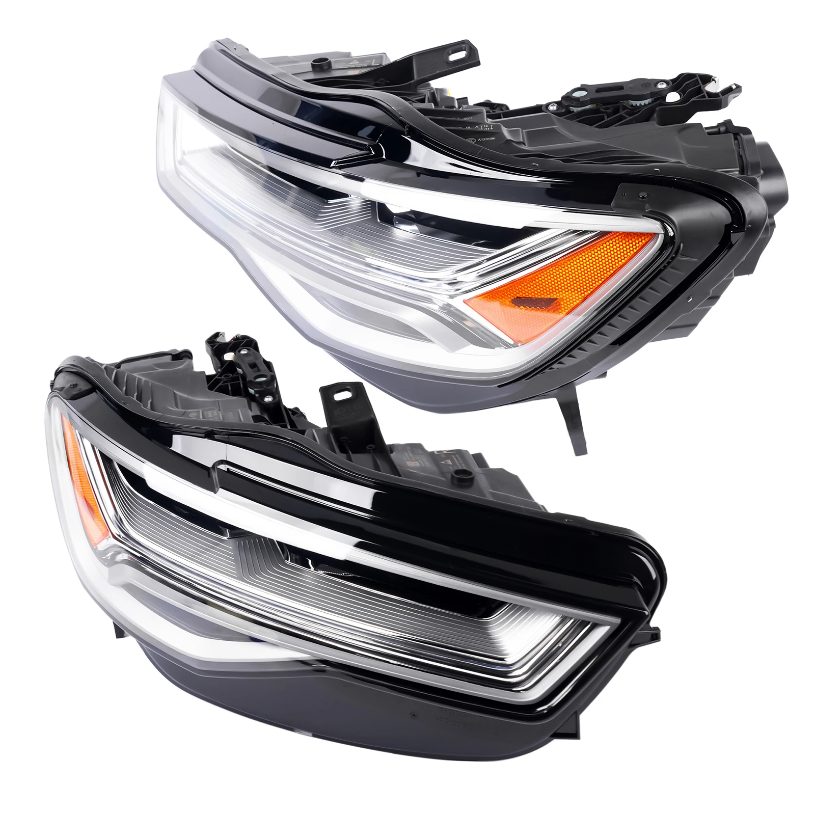 

AP01 Pair LED Headlight Headlamp For Audi A6 S6 3.0L 2016-2018 4G0941034K W/O Ballasts 4G0941034K 4G0941773K