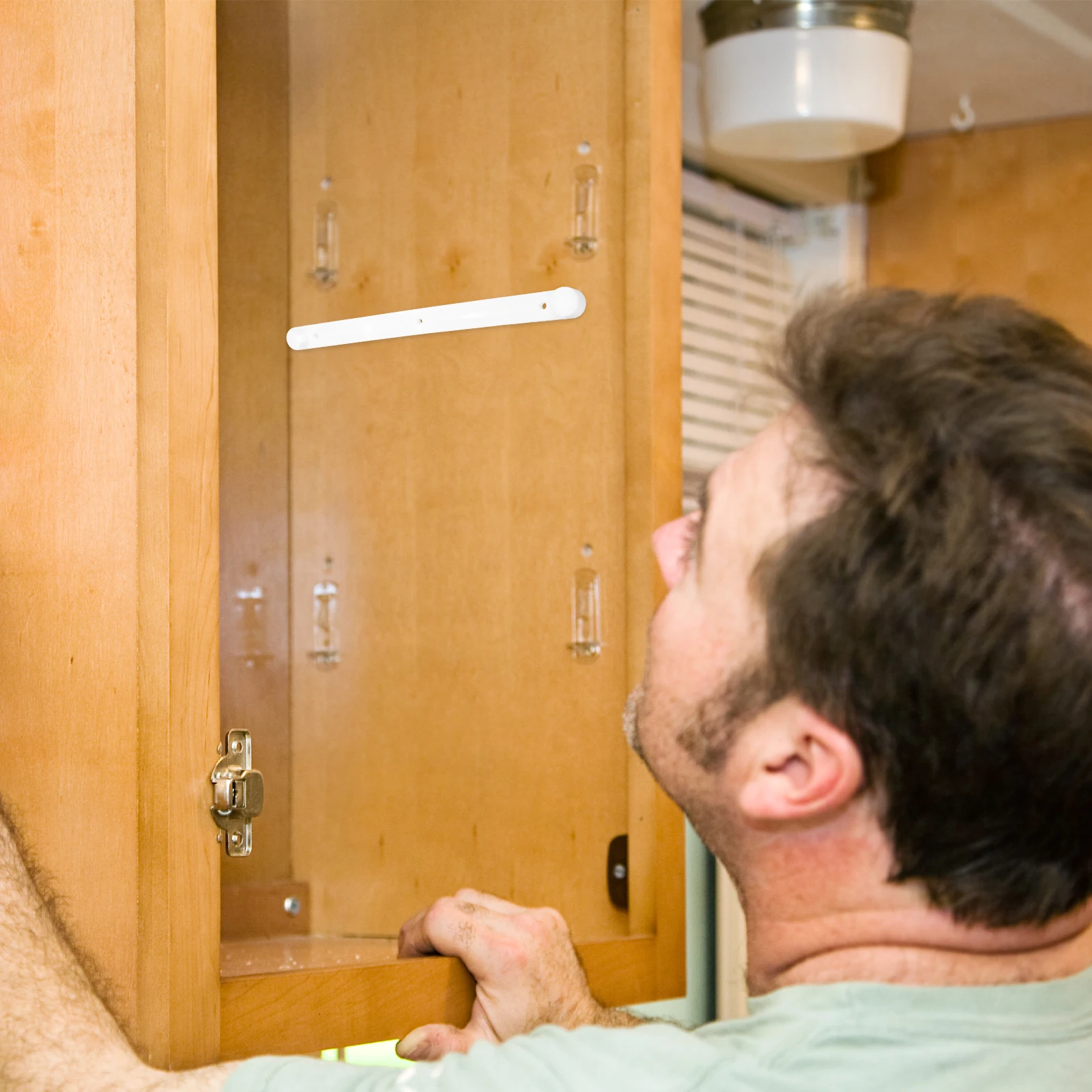 

1 Set Of Flip-Up Door Guide Rails Heavy Duty Drawer Slides Smooth Cabinet Runners Replacement For Kitchen Storage Furniture