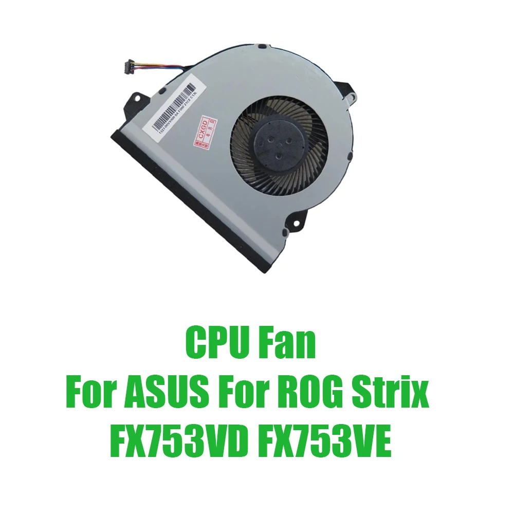 For ASUS For ROG Strix FX753VD FX753VE DC5V 0.5A Replacement Laptop CPU Fan