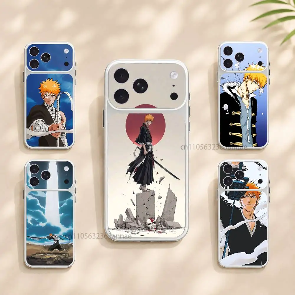 Kurosaki Ichigo B-Bleach Rukia Repeatedly Pasted For iPhone 18 17 Pro 17,18 ProMax Back Sticker Cover