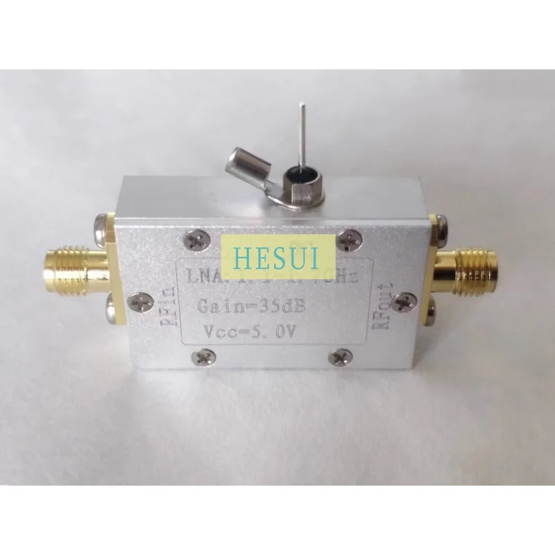 

LNA 1.1-1.7GHz gain 35dB low noise 0.6dB GPS Beidou GLNSS amplifier