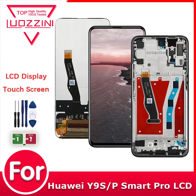 6.59 inch LCD For Huawei Y9S / P Smart Pro 2019 High Quality Touch Screen Digitizer No/With Frame Display Assembly Replacement