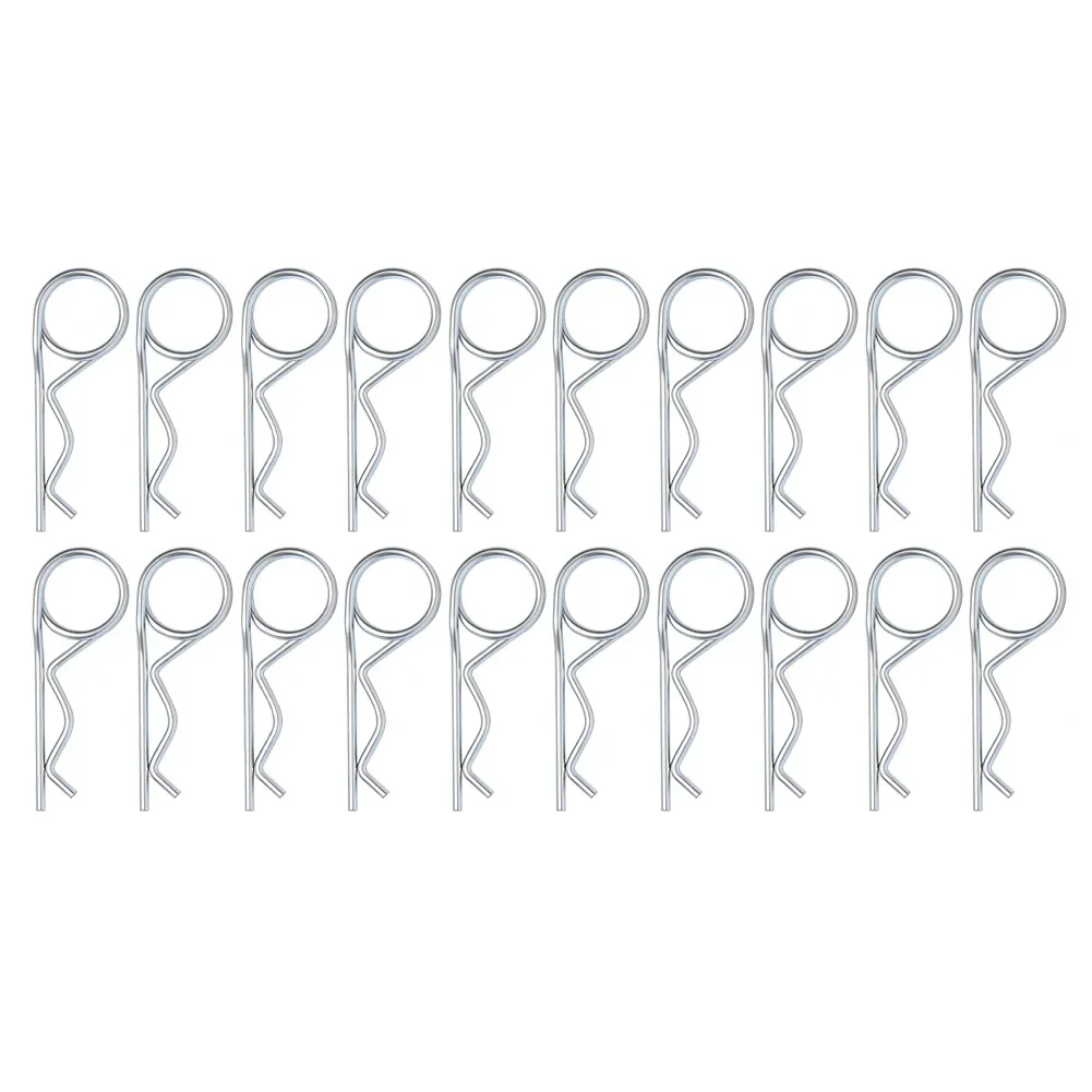 80Pcs Metal Spring Pins Set 4 Sizes For Tractor And Lawn Mower Repair Fastening Hardware Garden Machinery Parts