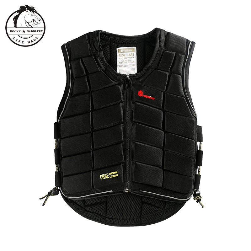 Kid Riding Vest bambini sport all'aria aperta gilet di protezione del corpo ragazzo equitazione cavalli guardia sicura ragazza che protegge il corpo equitazione su cavallo