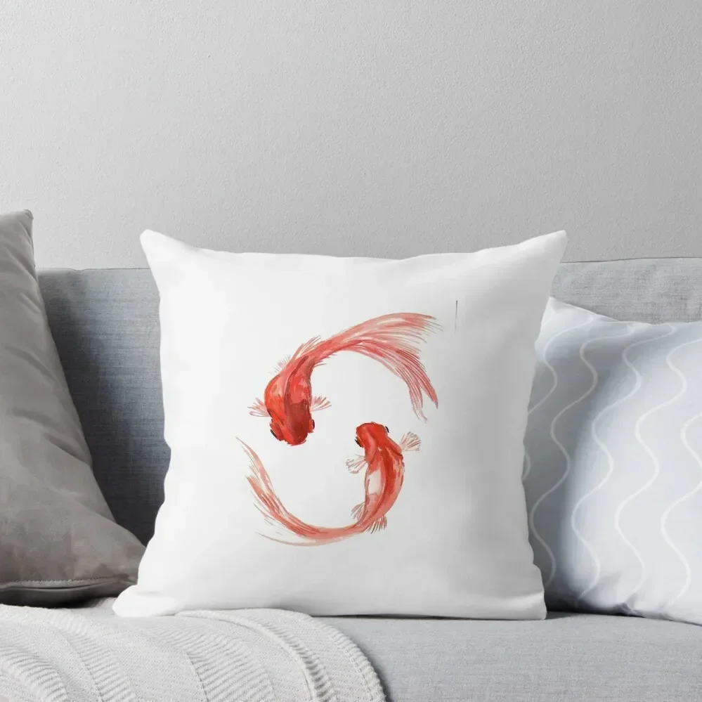 

Carpe Koi (Japan Style) Throw Pillow Sofa Covers Decorative Cushions For Living Room Sofa Covers For Living Room pillow