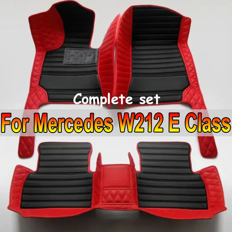 

Custom Car Floor Mats for Mercedes W212 E Class 2009-2013 Years Interior Details Car Accessories Carpet