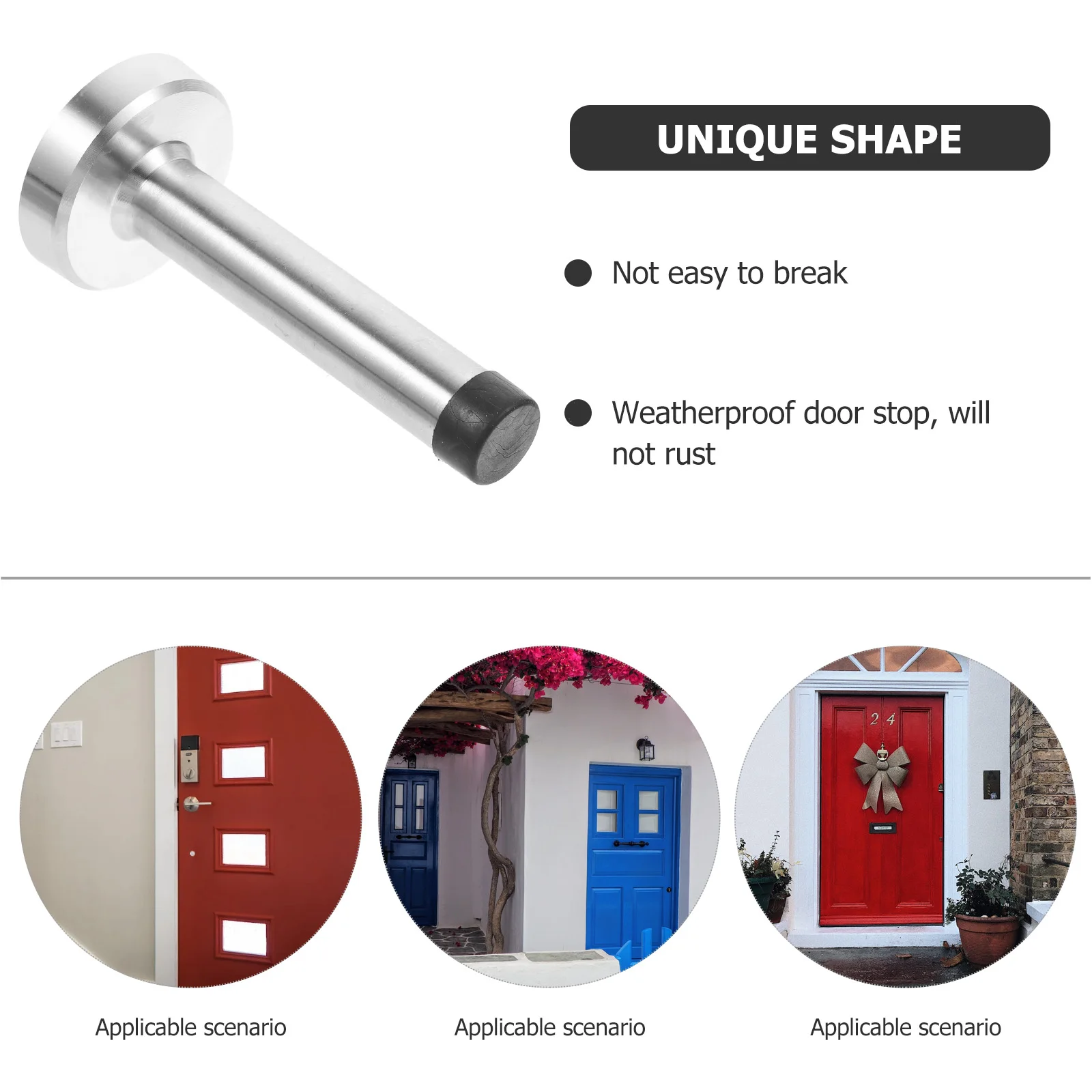 

Doorstop Stoppers Cute Floor Type Security Cylindrical Doorstops for